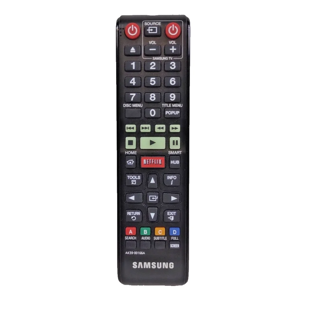 OEM Samsung AK59-00166A Replace Remote for Blu-ray DVD Player BD-F7500 BD-F5900